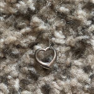 Sterling silver heart pendant